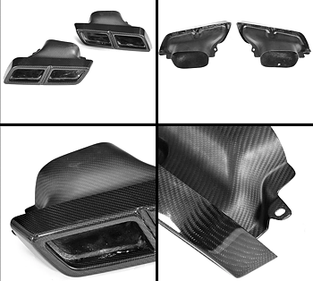 2. Endpipes doubble CARBON V2 4 pipes