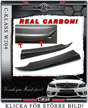 1. Carbon spoilers back 2 pcs set