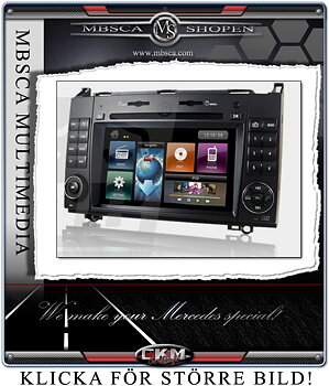 C7. Comand enhet i "MB LOOK" DVD GPS Bluetooth Touch Screen mm..