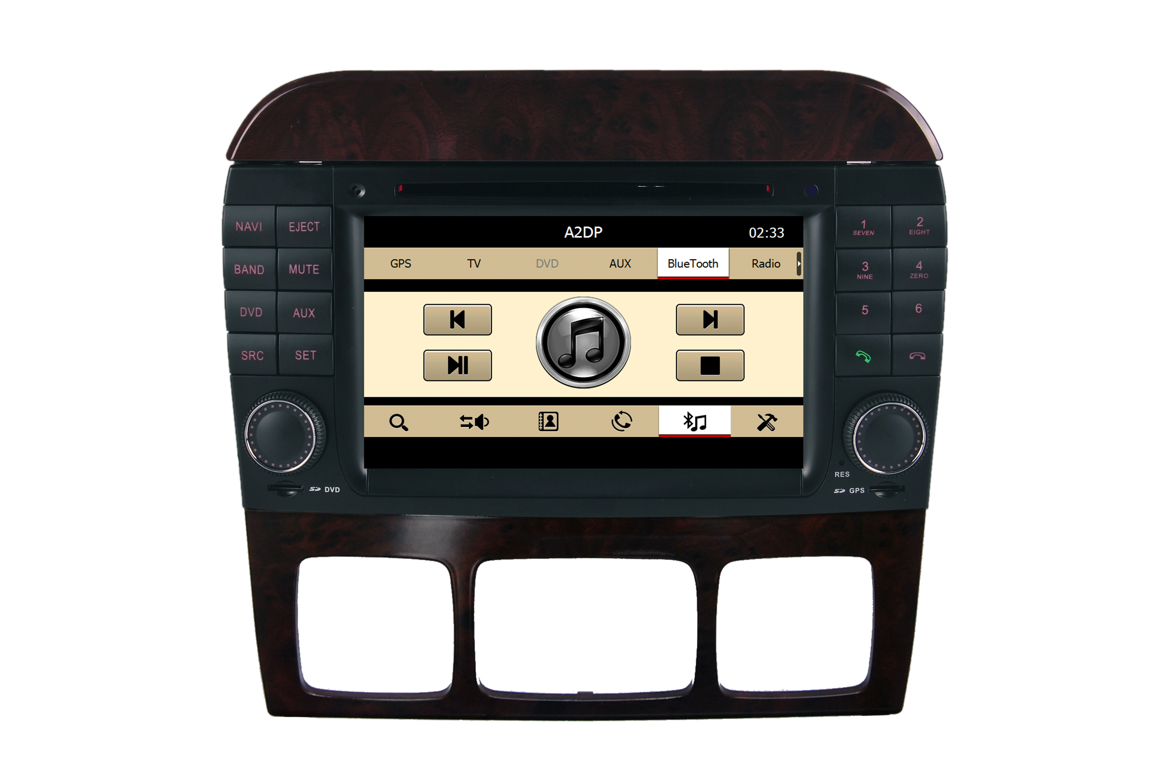 C3. Comand enhet i "MB LOOK" DVD GPS Bluetooth Touch Screen mm.. - 3