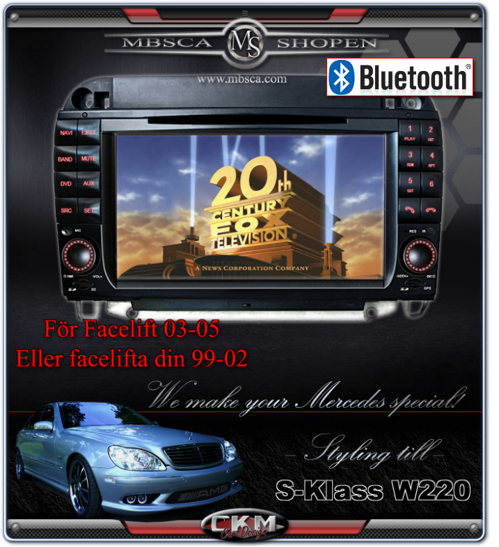 C3. Comand enhet i "MB LOOK" DVD GPS Bluetooth Touch Screen mm.. - 6