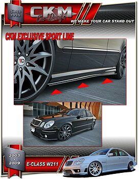 1. CKM side extensions for E55/ E63 AMG