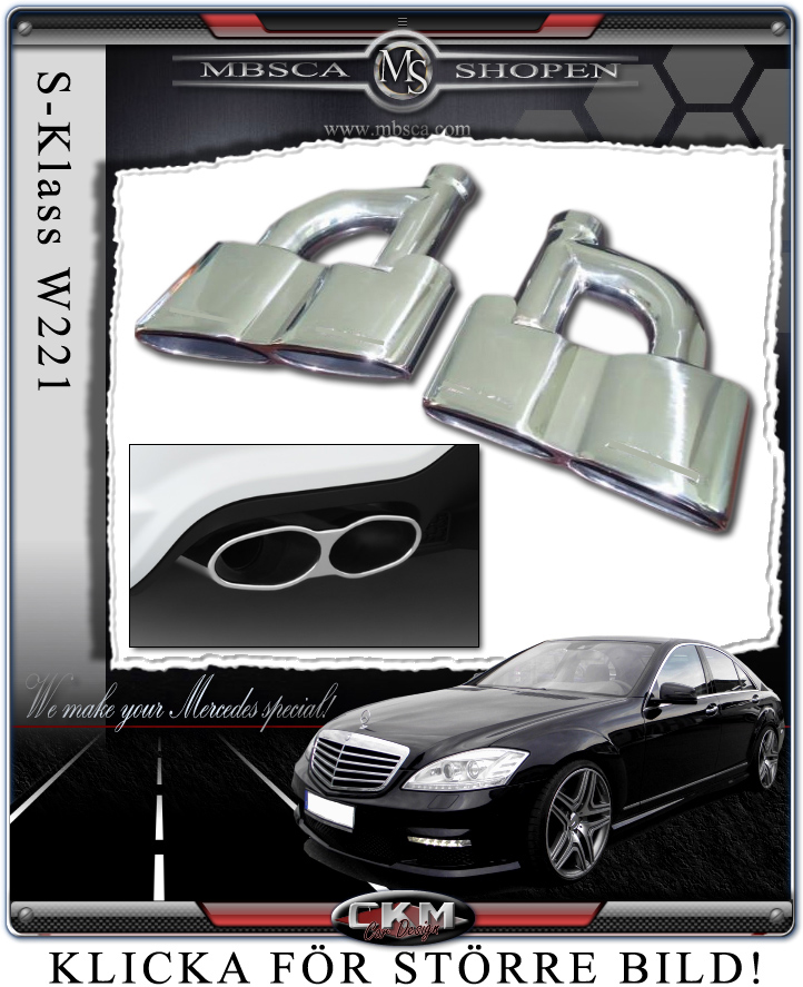 2. Exhaust pipes 2pcs