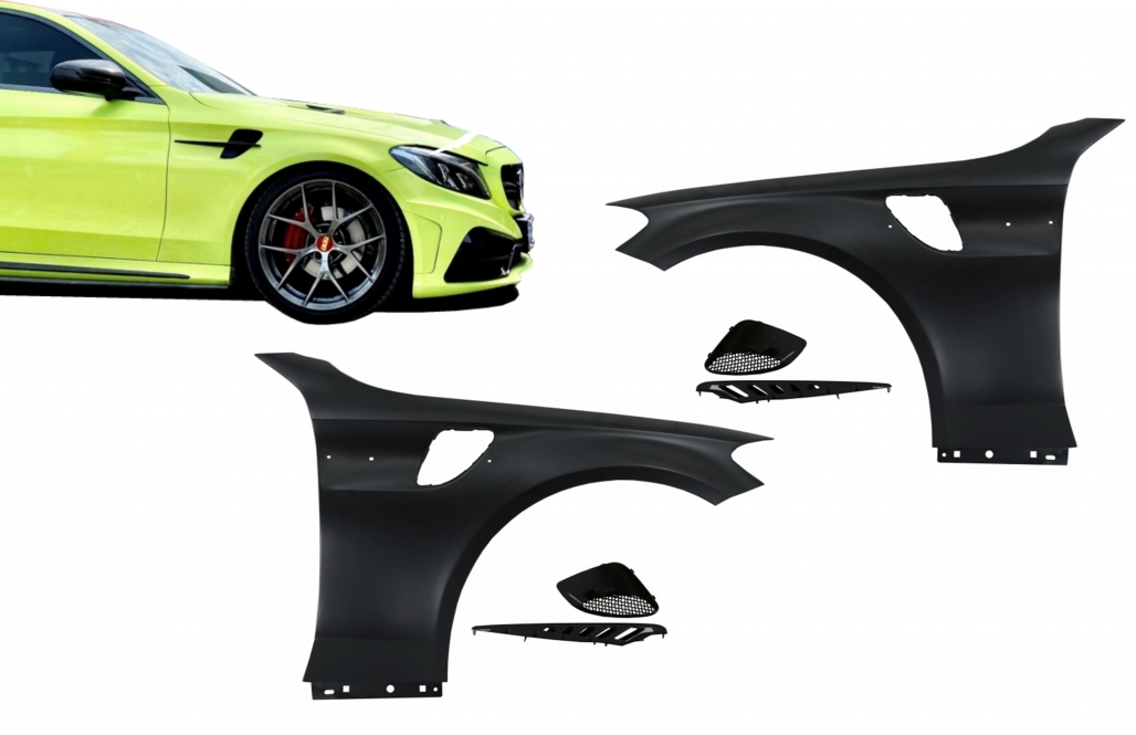 1. GTs-look front fenders 2pcs complete - 5