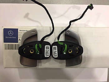 1. Steering Wheel paddles in aluminium mb OEM 2015-