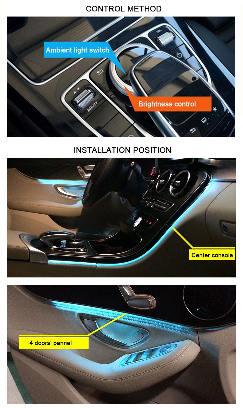 1. Interior ilummination Set Ambient Light C205 - 7