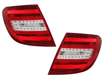 Klarglas baklysen KOMBI TOURING Facelift look 2st - 2