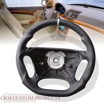 1. Steering wheel flat sport mb original handmade 1pcs