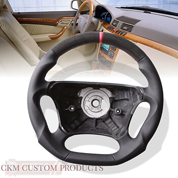 1. Steering wheel flat sport mb original handmade 1pcs