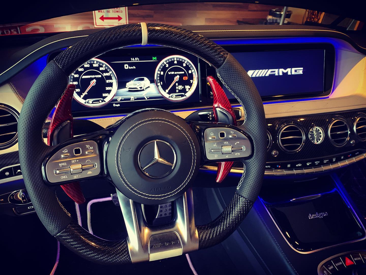 1. steering wheel sport mb original AIRBAG for 2018 up wheel 1pcs - 7