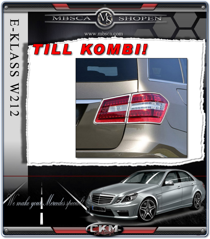 Chromerings for taillights. WAGON 4 pcs set