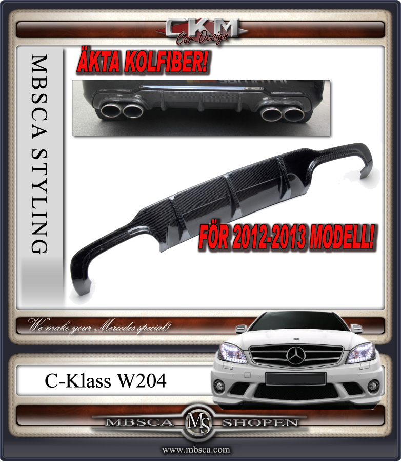 1. GENUINE Carbon fiber diff FOR AMG spoiler  Facelift 2012-2014 - 2