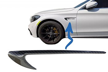 3. Fender trim carbon look 2pcs