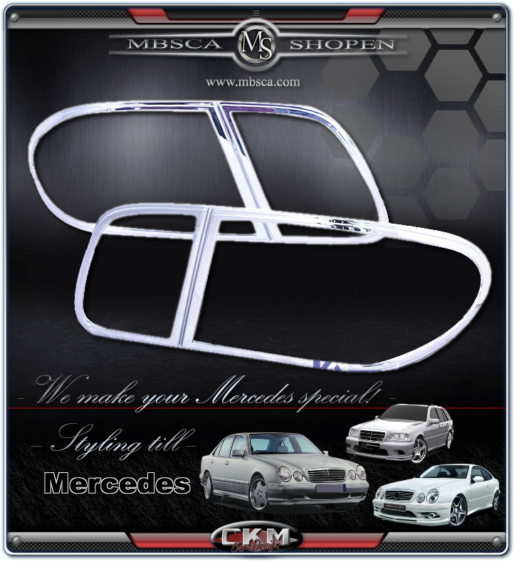 Chromerings for taillights. 4pcs set