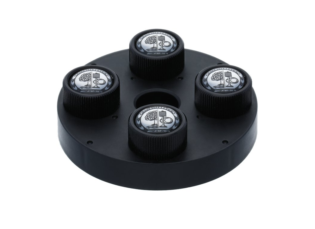 Airvent cap. 4 pcs AMG Original BLACK - 3