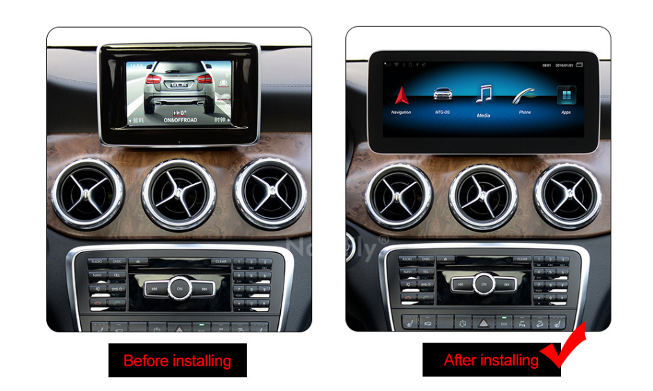 1. w176/cla Comand 10,25" Android Widescreen touchscreen A-Class - 5