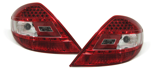 Clear taillights LED 2 pcs "C-style" set - 4