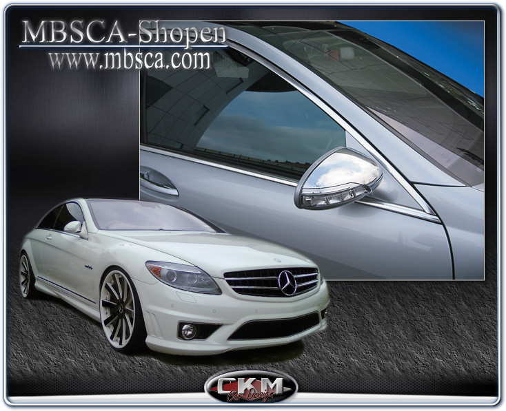 Chrome Exterior Mirror Housings 2 pcs.
