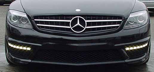 1. AMG facellift look front with OEM DRL lights - 3