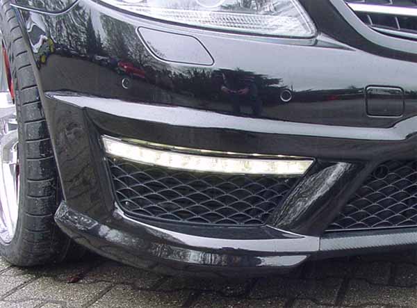 1. AMG facellift look front with OEM DRL lights - 4