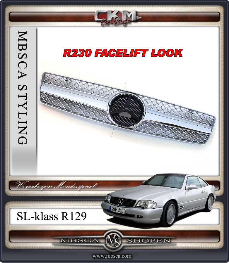 Grill Facelift  1 list Silver