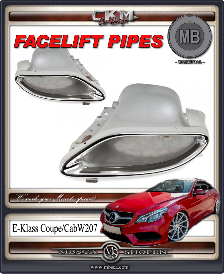 1.  FACELIFT AMG original rear pipes used