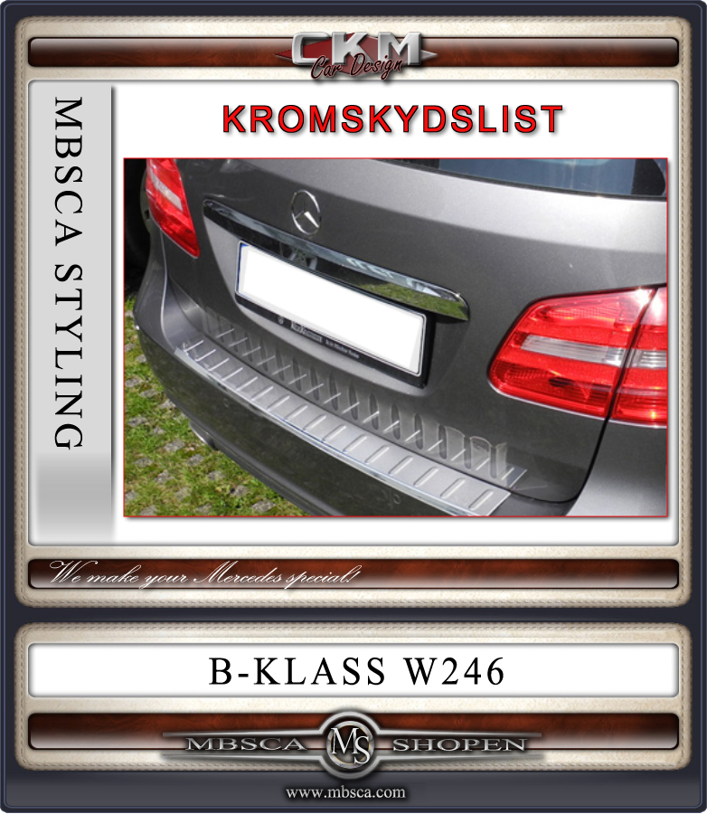 Chromelist protective for trunk