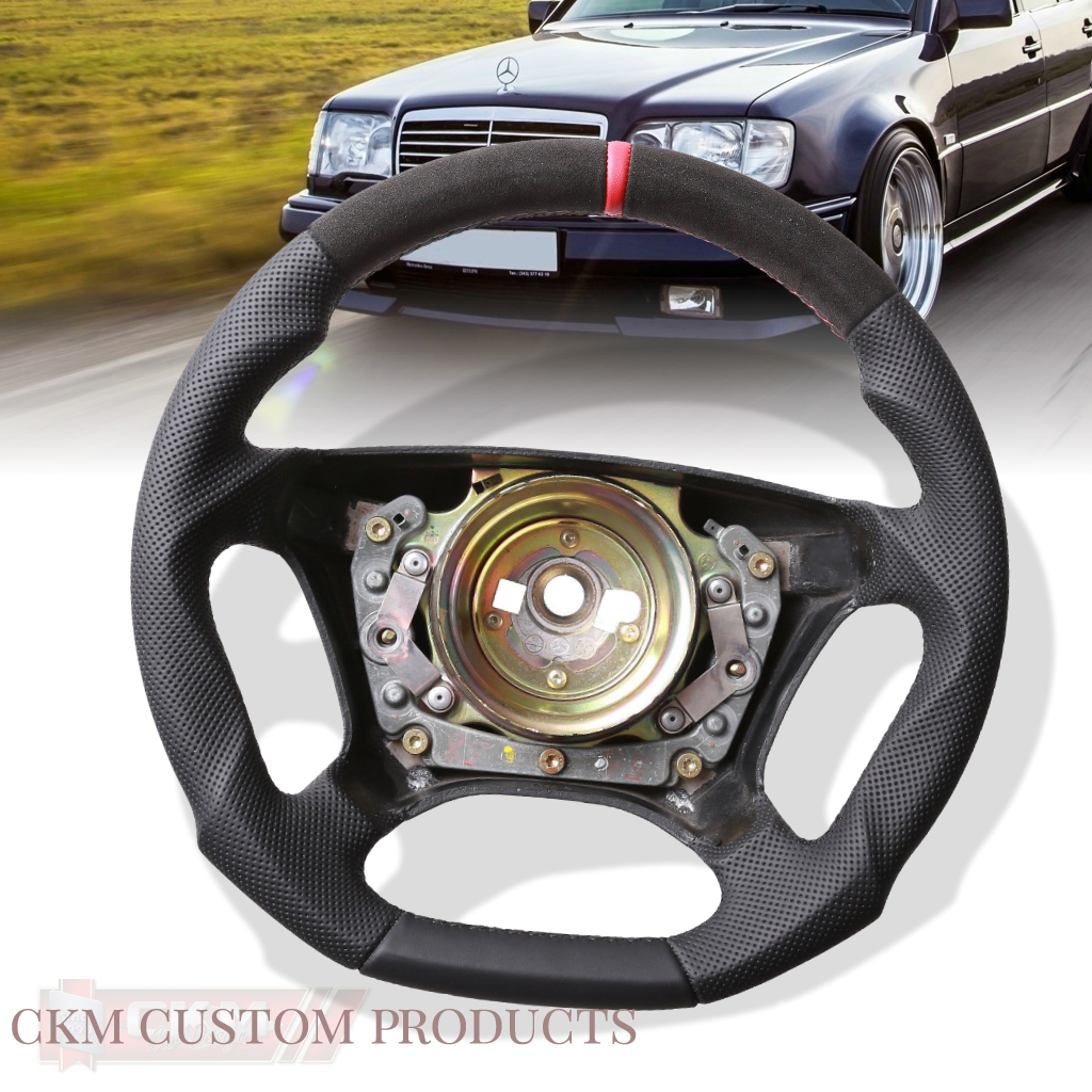 1. Steering wheel flatt sport mb original handmade 1pcs