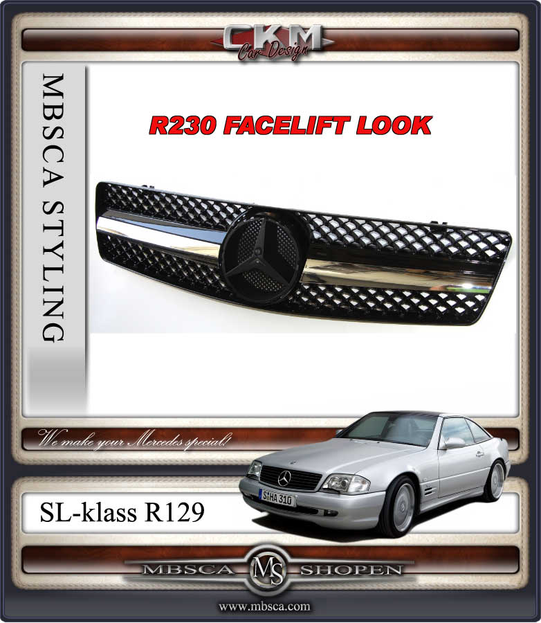 Grill Facelift  1 list black