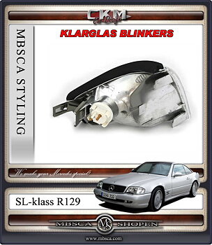 Clear turn signals front 2 pcs