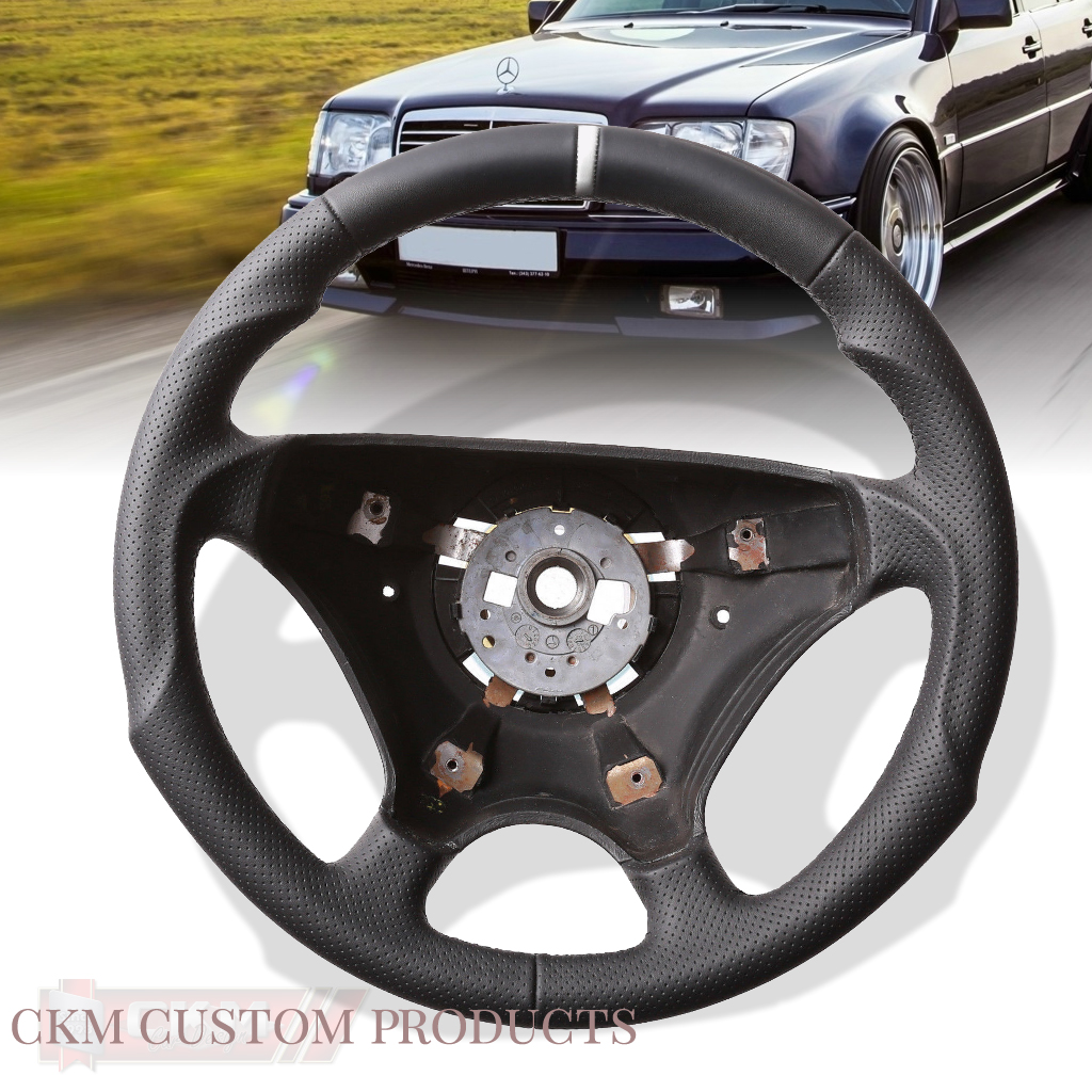1. Steering wheel flatt sport mb original handmade 1pcs