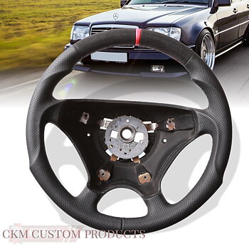 1. Steering wheel flatt sport mb original handmade 1pcs
