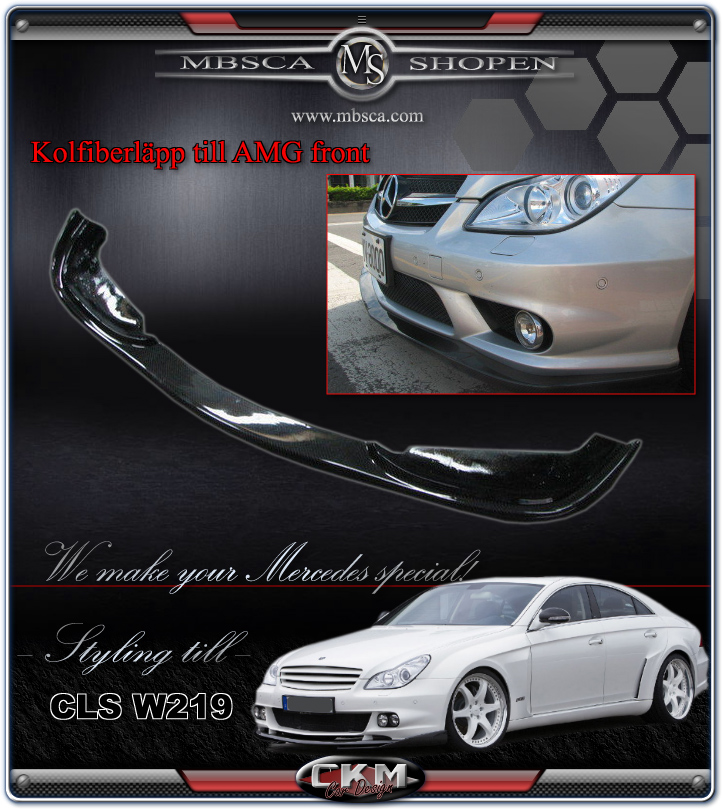 4b. Carbon lip for AMG front - 3