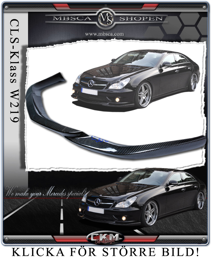 4b. Carbon lip for AMG front