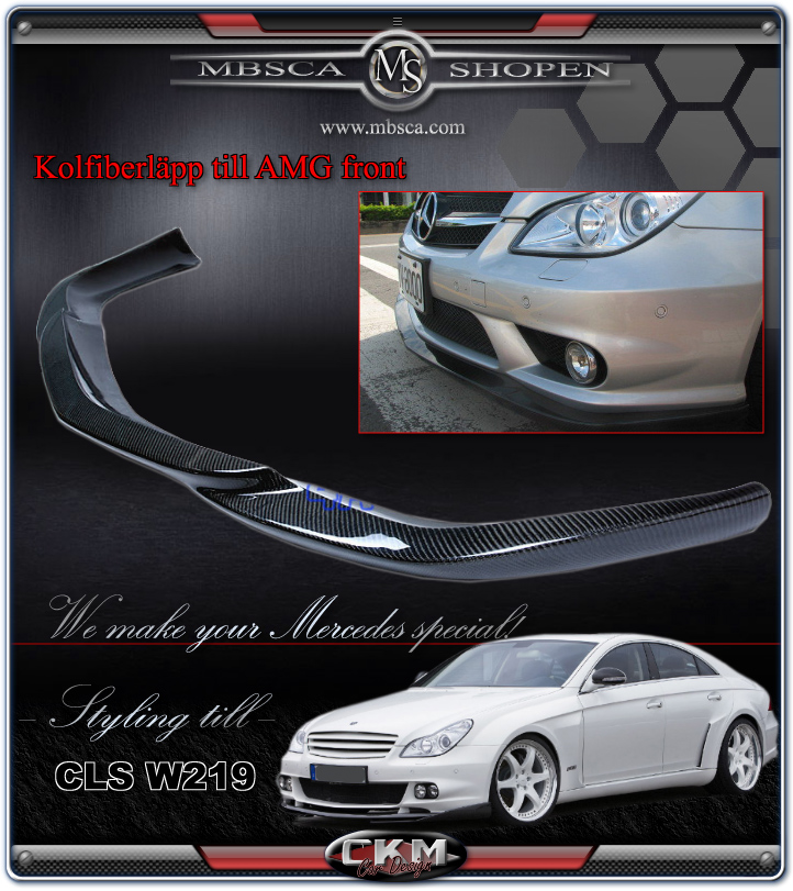 4b. Carbon lip for AMG front - 2