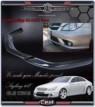 4b. Carbon lip for AMG front