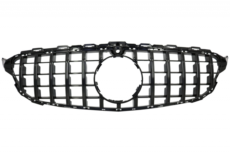 1. AMG GT-R PANAMERICAN look grill Black Facleift 19- - 5