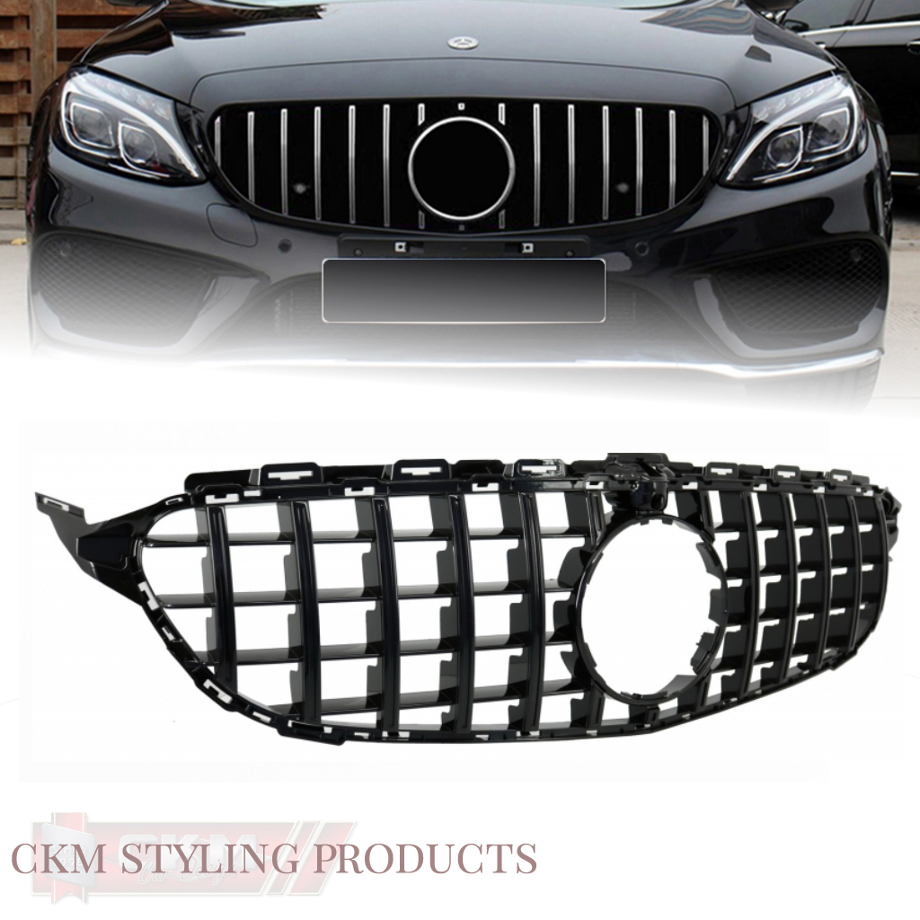 1. AMG GT-R PANAMERICAN look grill Black Facleift 19-