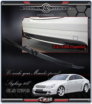 4a. Carbon diffuser till AMG spoiler slim.