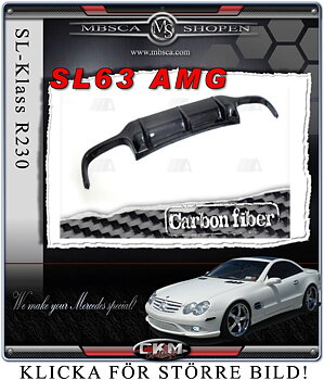 6. CKM "AMG look" duffuser in Carbon Fiber for SL63 back