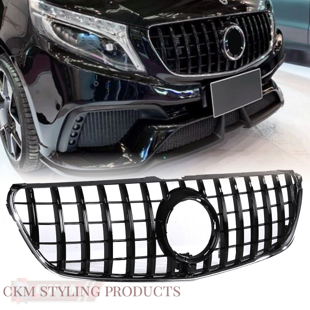 1. AMG GT-R PANAMERICAN look grill BLACK