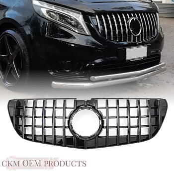 1. AMG GT-R PANAMERICAN look grill BLACK VITO