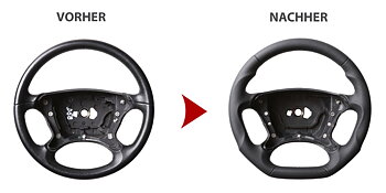 1. steering wheel sport CARBON mb original handmade 1pcs 2006-2009