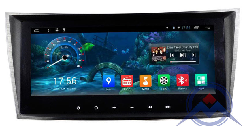 C2. w203/w209 Comand 9" ANDROID NAVI Bluetooth Touch Screen mm..