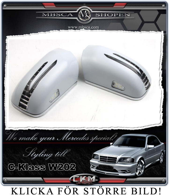 Mirrorcovers with turn signals "FACELIFT LOOK". - 8