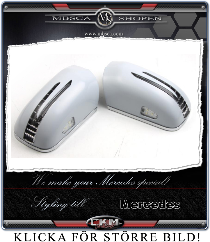 Mirrorcovers with turn signals "FACELIFT LOOK". - 2