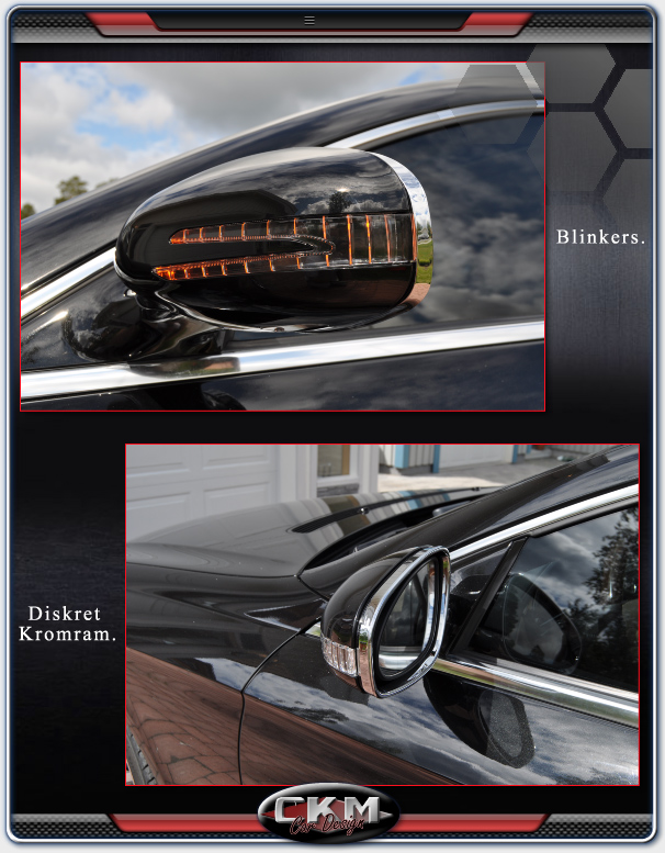 Mirrorcovers with turn signals "FACELIFT LOOK". - 4