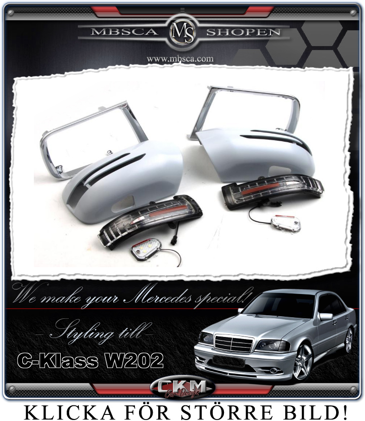 Mirrorcovers with turn signals "FACELIFT LOOK". - 9