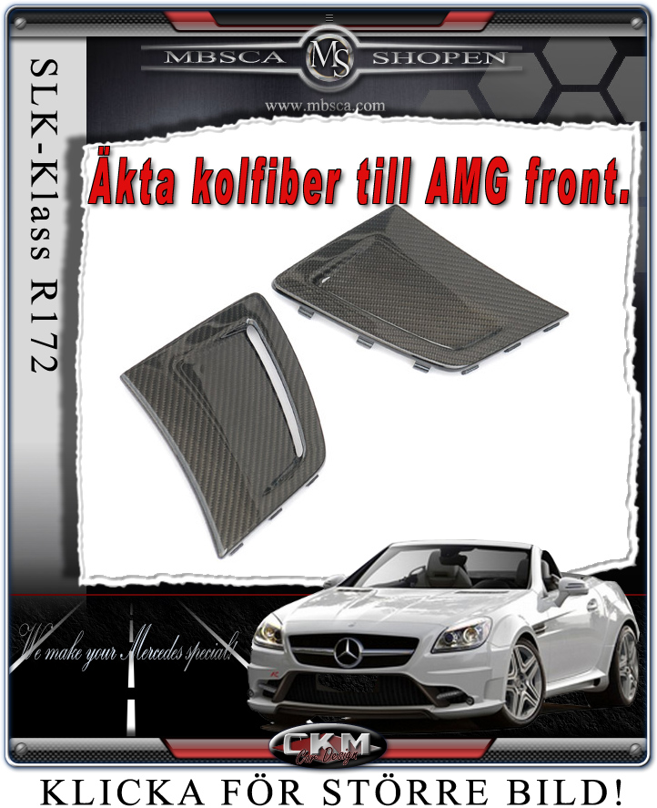 Kolfiber vents AMG front 2st