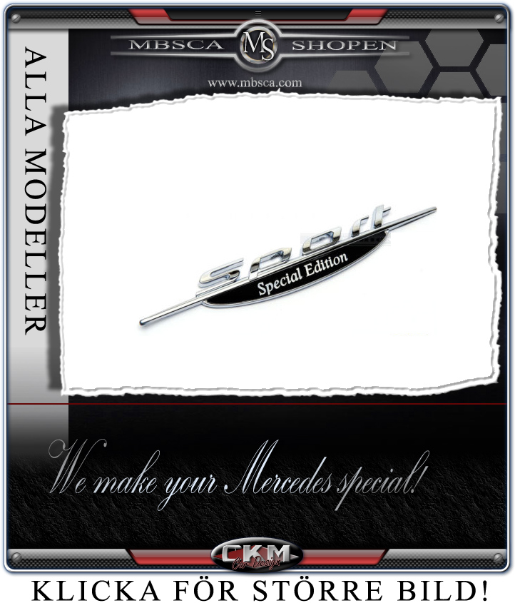Sport Special Edition Emblem 1pcs